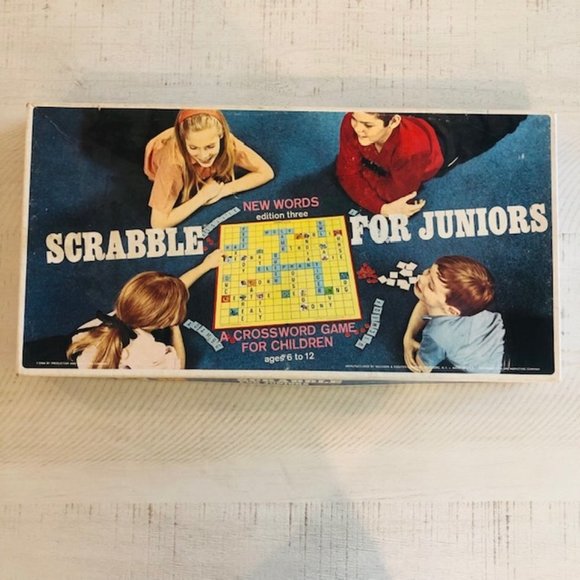 Vintage 1968 Scrabble for Juniors  Selchow & Righter #18 - Picture 1 of 8